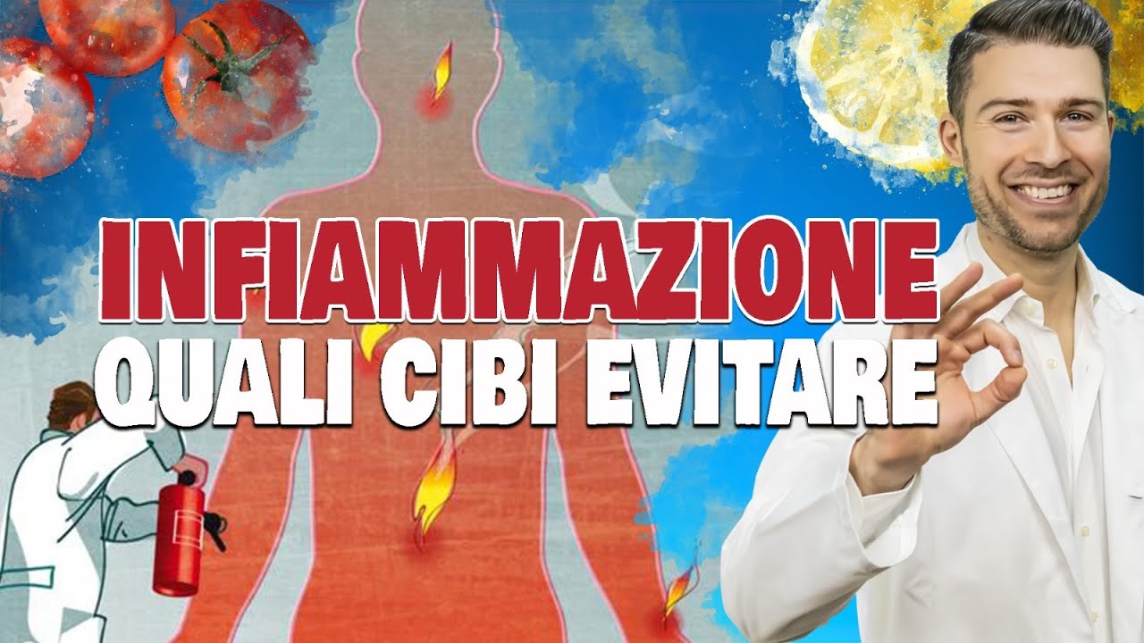 Infiammazione, quali cibi evitare