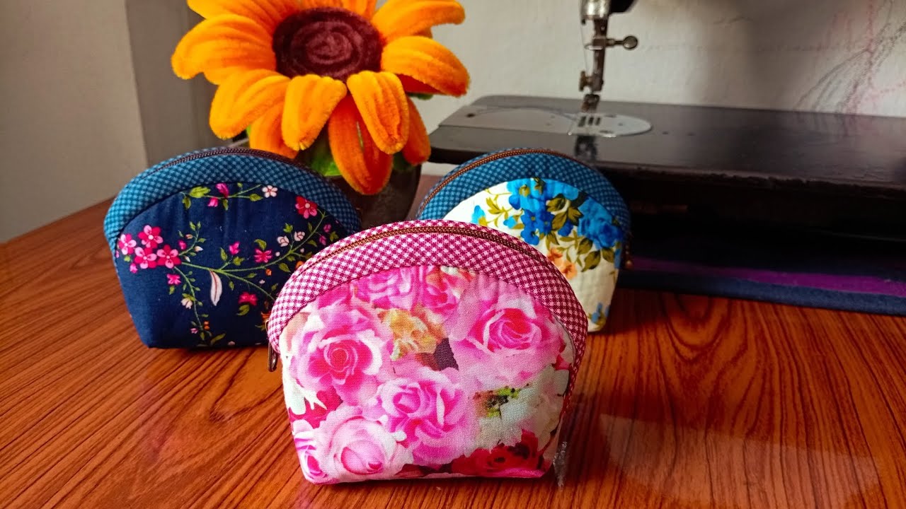 วิธีเย็บกระเป๋าใส่เหรียญ#กระเป๋าใส่เหรียญ#กระเป๋าสตางค์#กระเป๋าผ้า#งานแฮนด์เมด#การตัดเย็บ#diy 
