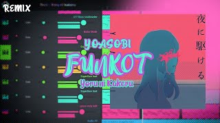 「Funkot Remix」YOASOBI - Yoru ni Kakeru [Racing into the Night] || FULL FLM