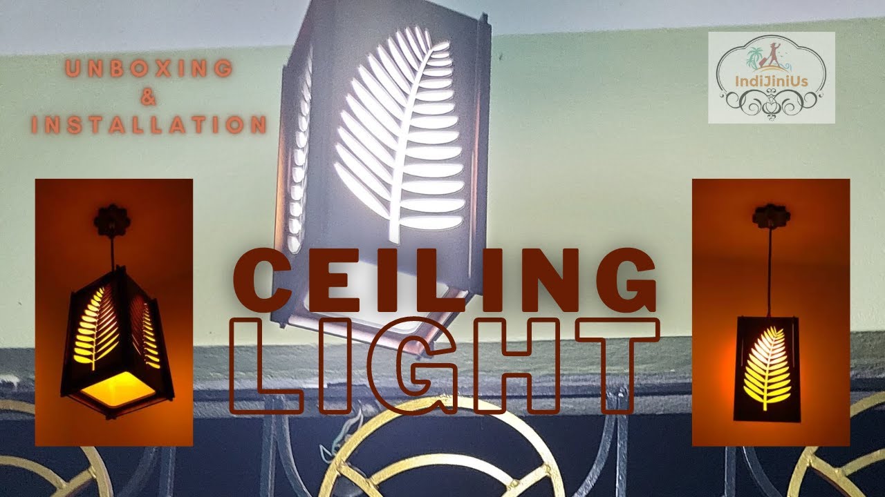 US DZIRE ™ 433 Sweet Leaf Hanging lamp Electric Antique Wooden Ceiling