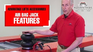 ADVANTAGE LIFTS ACCESSORIES  AIR BAG JACK FEATURES