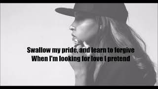 Tinashe - Pretend (feat. A$AP Rocky) [Lyrics On Screen]