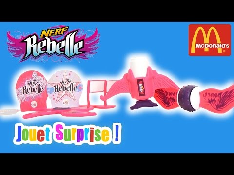 Nerf Rebel Set 3 jouets happy Meal Mc Donald's 2015 - Jouet Surprise