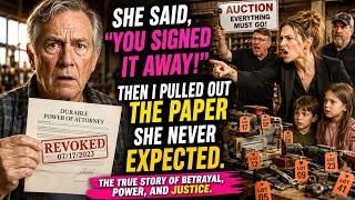 My Daughter-in-Law Tried to Auction My Entire Workshop. She Didn’t Know I Had Revoked Her Power.