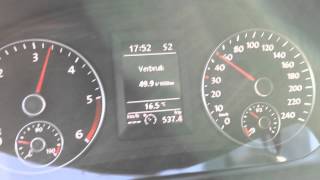 2014 Volkswagen Caddy Edition 30 2.0 TDI 170 HP 0-100 km/h Acceleration