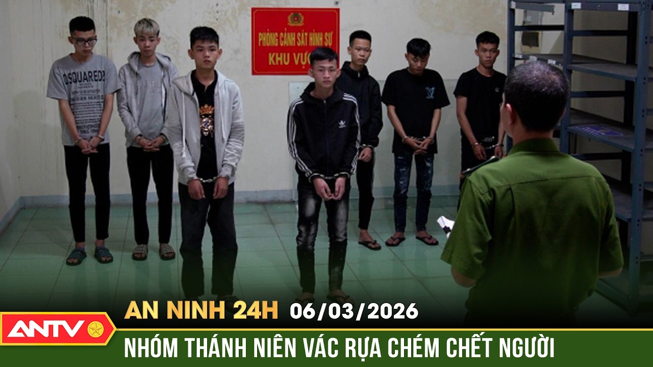 An ninh 24h ngày 6/3: Nhóm thanh niên ép xe, cầm rựa vô cớ chém chết người | ANTV