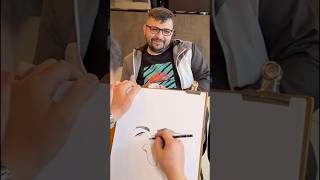 I Draw a LIVE Caricature at an Event in 3 Minutes! 🎨 #caricature #liveDrawing #artist