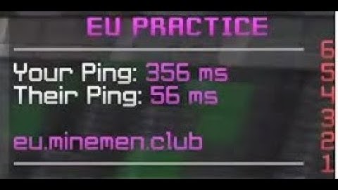 High ping is cool...