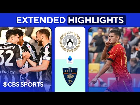Udinese vs. Lecce: Extended Highlights | Serie A | CBS Sports Golazo