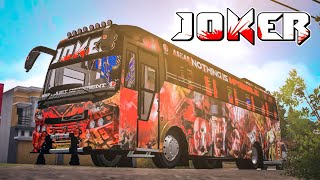 LIVERY JOKER TRAVELS DI RILIS /UNTUK LIONKING ZEDONE V2/BUSSID DOWNLOAD SEKARANG