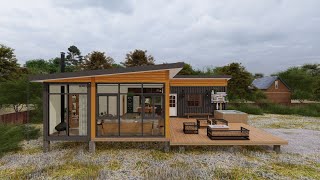Shipping Container House - Possibly the Coziest Tiny House