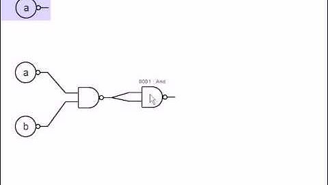Building other basic logic gate types with only Nand gates