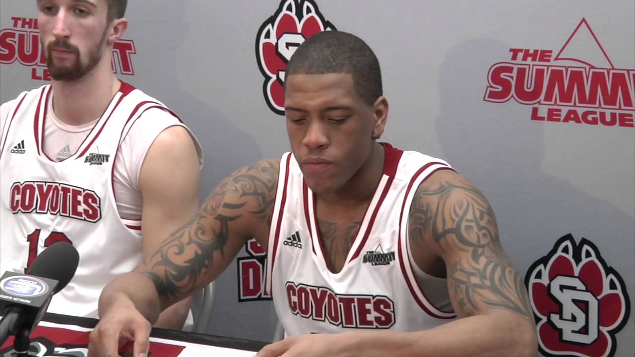 coyotes don edwards MBB: Fort Wayne-USD post-game