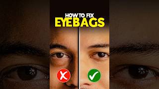 How To Fix Eye Bags in Photoshop #shorts