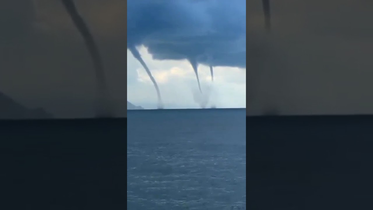 Incredible waterspout captured in Espiye, Giresun Province, Turkey 🇹🇷 (21.09.2025) (Part 1/3)