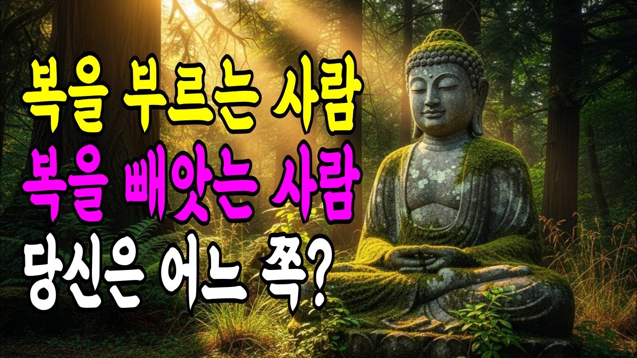 귀인의 3가지 신호 | 부처님이 밝힌 복 부르는 사람의 특징 | 전생 업보의 비밀