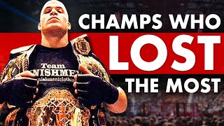 The 10 UFC Champs Who Have Lost The Most