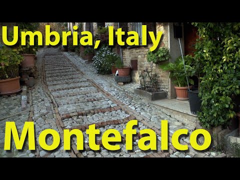 Montefalco,  Umbria, Italy complete tour