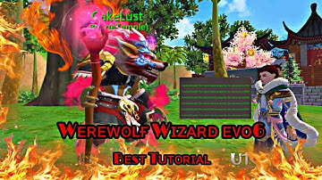 Werewolf Wizard Evo 6 Tutorial:Evolve Pet:Recomended For Pvp:Utopia Origin