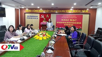 Khai mạc Hội thi giáo viên dạy giỏi cơ sở giáo dục mầm non cấp tỉnh năm 2020 | QTV