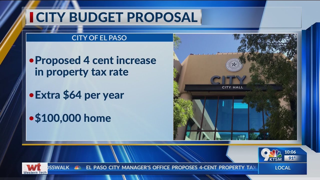 City proposes property tax rate increase YouTube City proposes property tax rate increase YouTube