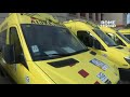 Las ambulancias que León XIV bendijo y que llevarán ayuda humanitaria a Ucrania