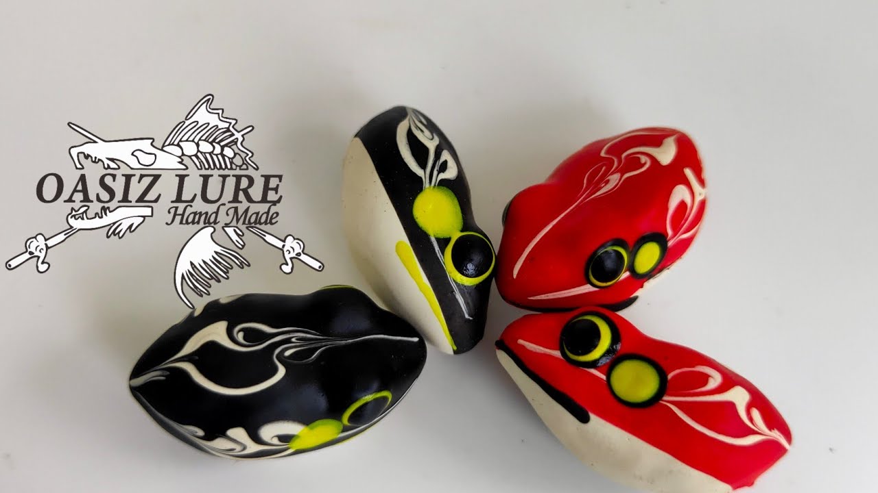 Cara Membuat Soft Frog Dua Warna - video Cara Membuat Soft frog - Oasiz lure
