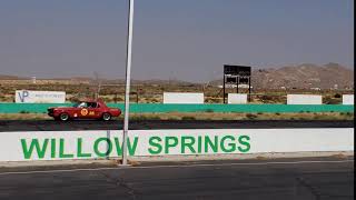 Down the Straight @ Willow - 1966 Mustang Track Car