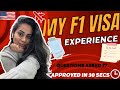 My f1 visa interview experience  approved in 30 secs  mumbai consulate  ms in usa   qs asked