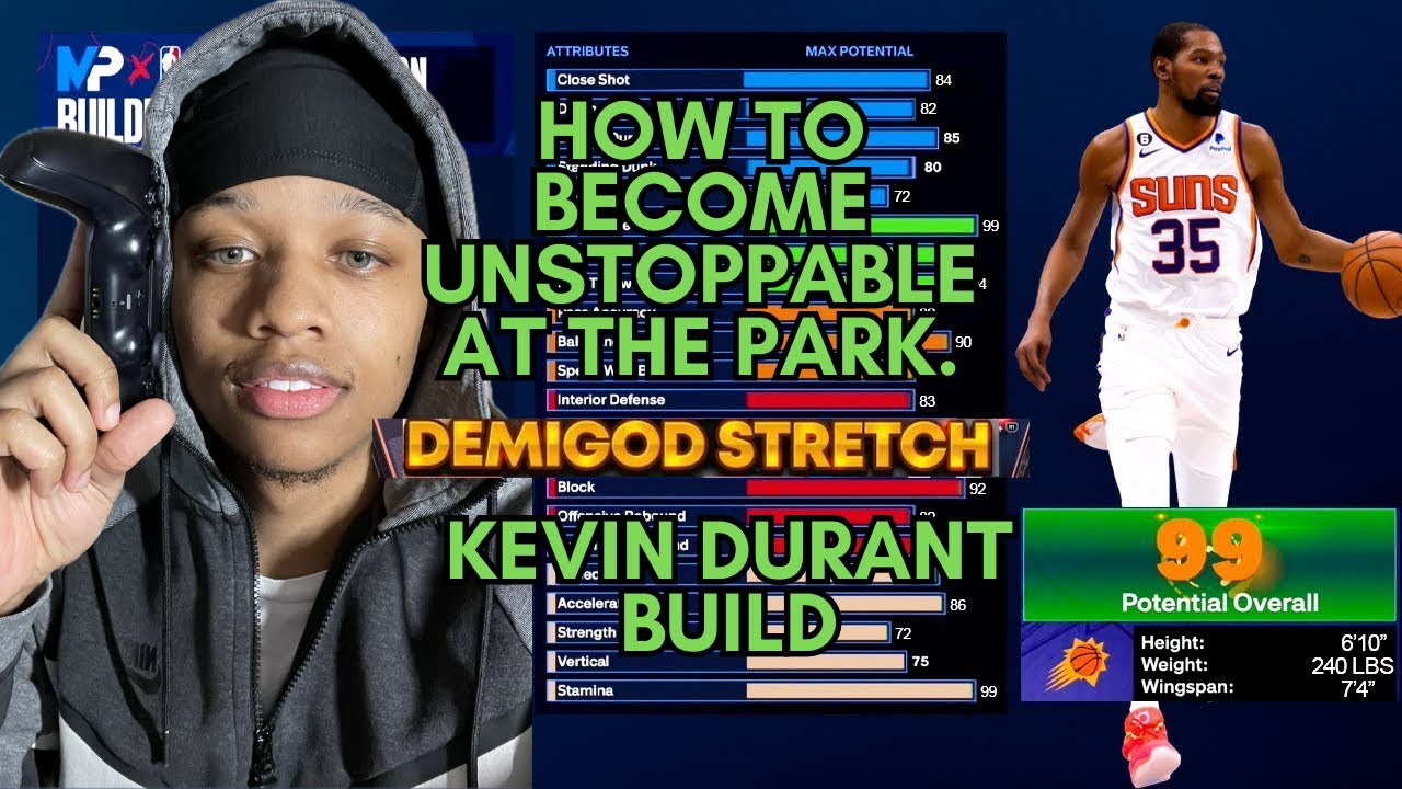 Took my Kevin Durant Build to the PARK How to be Unstoppable in Park