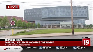 27 people shot in Akron
