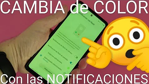 ¿Cómo cambiar el color de las notificaciones en un Samsung?