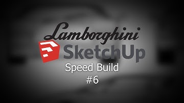 Lamborghini Countach SketchUp Speed Build #6 | Making the Door