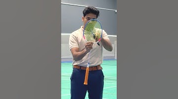How to cut 🤩properly badminton string 🤔🤩 #badminton #shorts