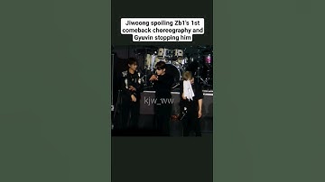 Jiwoong spoiling Zb1