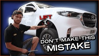 How to CORRECTLY Install a Lift Kit - D-Max / BT-50 Lift Kit. 2021+ (Gen 3)