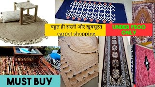 Cheapest carpet (dari) shopping under ₹500only || Bahut hi saste or khubsurat kalin ke collection