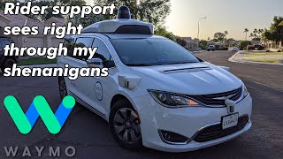 Waymo Rider Support Is on to My Shenanigans | JJRicks Rides With Waymo #56
Not affiliated with or endorsed by Waymo. Want to view and search every timestamped event from my videos, all in one place? Check out the Videos page on my new website https://jjricks.com
00:00 Ride start
00:08 Being a rebel
00:23 Rider support call (theyre on to me now, oh boy)
00:49 Stop sign left turn
01:20 Unprotected right
02:05 Three way stop
03:25 Unprotected right
04:55 Unprotected right
05:25 Left lane change
06:50 Protected left
11:15 Unprotected left, little bit tricky
11:20 Two right lane changes
12:30 Four way stop
13:13 Waymo cant pronounce Español Waymo Rider Support Is on to My Shenanigans | JJRicks Rides With Waymo #56