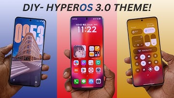 Install HyperOS 3.0 Stock THEME⚡ Icons + Lockscreen + Control Centre!