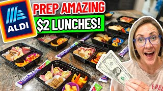 How to Pack $2 BUDGET LUNCHES in 2023! Revealing my complete haul & meal prep plan!