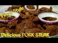 Pinoy Style PORK STEAK | Easy Pork Steak recipe | how to make pork steak