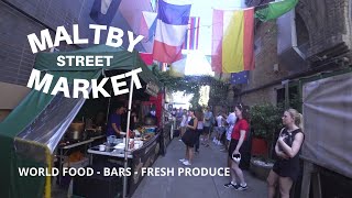 World Food - Maltby Street Market London UK 24 July 2022