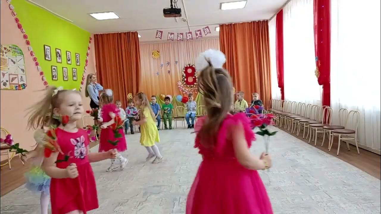 8 марта утренник средняя группа