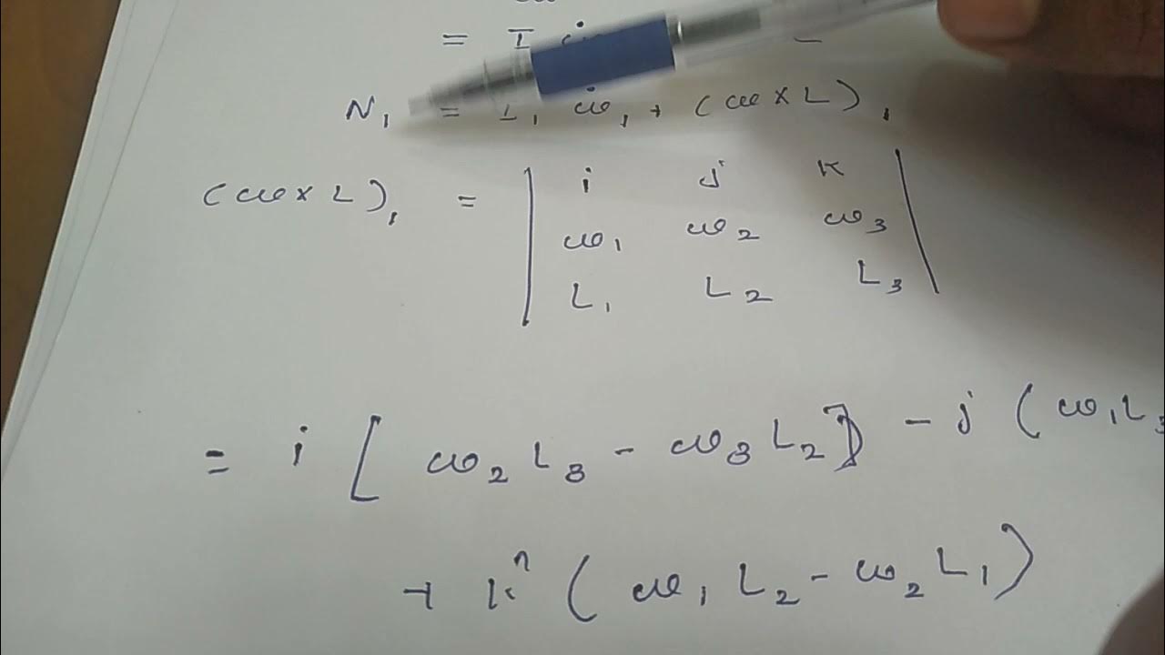 principle axes , Euler equations of motion and Torque free motion of