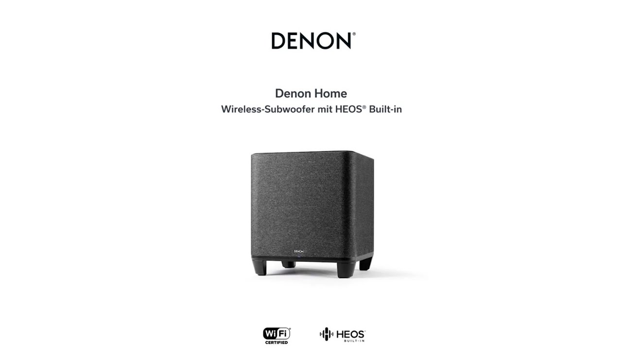 Denon Home Subwoofer mit HEOS Built-in | Denon