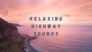 Relaxing highway traffic noise for sleeping, studying, concentration, focus, reading | 4 Hours