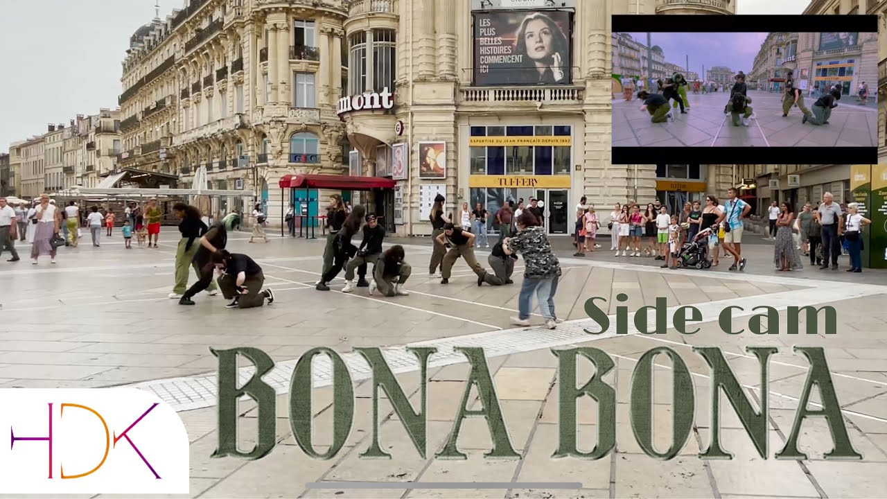 [KPOP IN PUBLIC SIDE CAM] TREASURE - 'BONA BONA' K-pop Dance cover by HDK from France