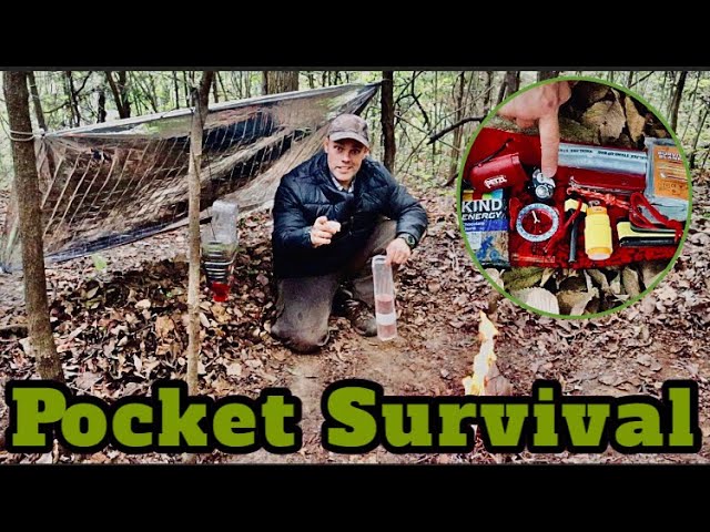 Solo Survival Bushcraft Camping Overnight! Bushcraft Kit and Gear! 