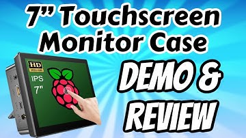 Raspberry Pi 7" Touchscreen All In One Monitor Case | Setup Guide & Review | RetroPie Guy