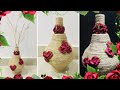 Jute flower vase makinghard paper flower vase